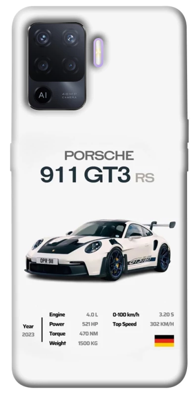 Чехол на Oppo A94 Porsche 911 GT3 фото 1 из 1