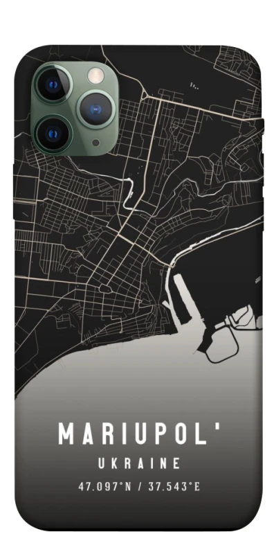 Чехол на Apple iPhone 11 Pro (5.8") Mariupol map фото 1 из 1