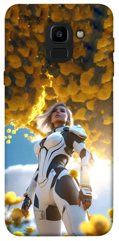 Чехол на Samsung J600F Galaxy J6 (2018) Cyber space girl ver.3 фото 1 из 1
