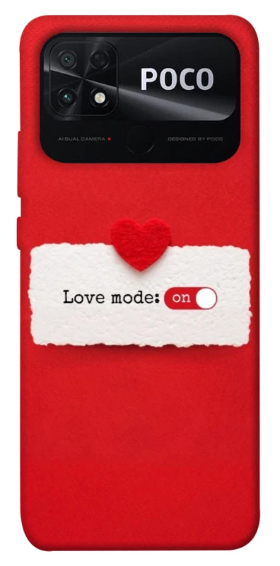 Чохол на Xiaomi Poco C40 Love Mode ON фото 1 з 1