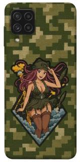 Чехол на Samsung Galaxy A22 4G Military Waifu фото 1 из 1