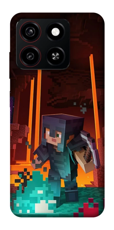 Чохол на ZTE Blade A35 4G Minecraft game adventure фото 1 з 1