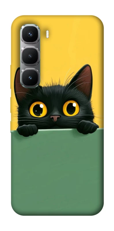 Чохол на Infinix Hot 60 Pro Black cat v2 фото 1 з 1