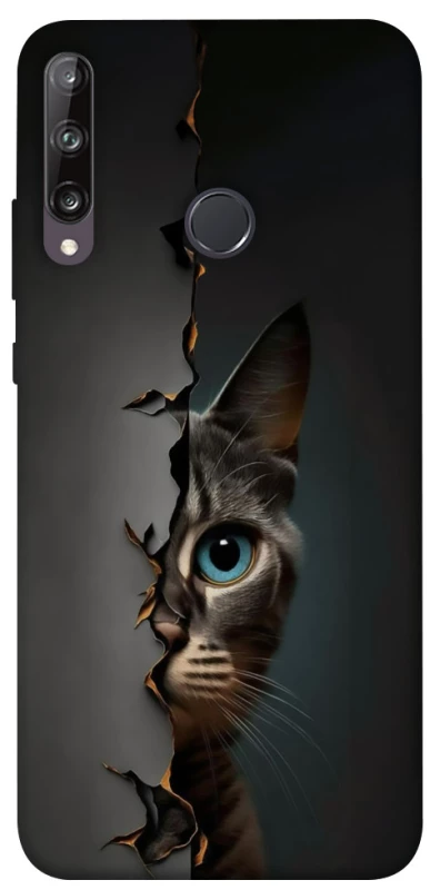 Чохол на Huawei P40 Lite E Кіт-підглядач v2 фото 1 з 1