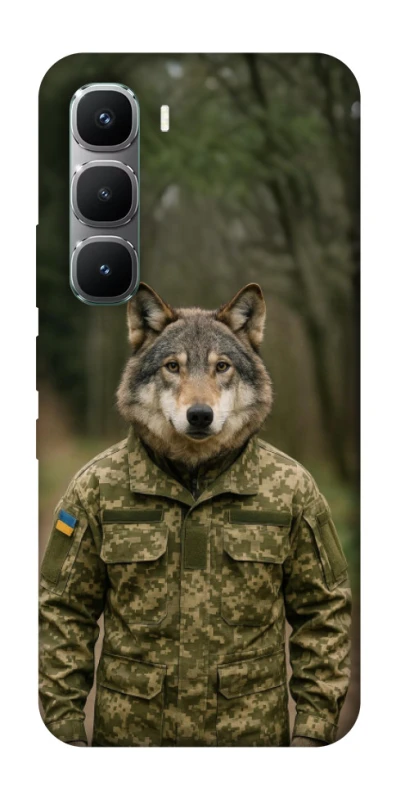 Чохол на Infinix Hot 60 Pro Вовк захисник фото 1 з 1