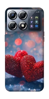 Чехол на Xiaomi POCO X8 Pro Red hearts фото 1 из 1