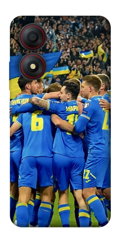Чехол на ZTE Blade A34 4G Сборная Украины v3 фото 1 из 1