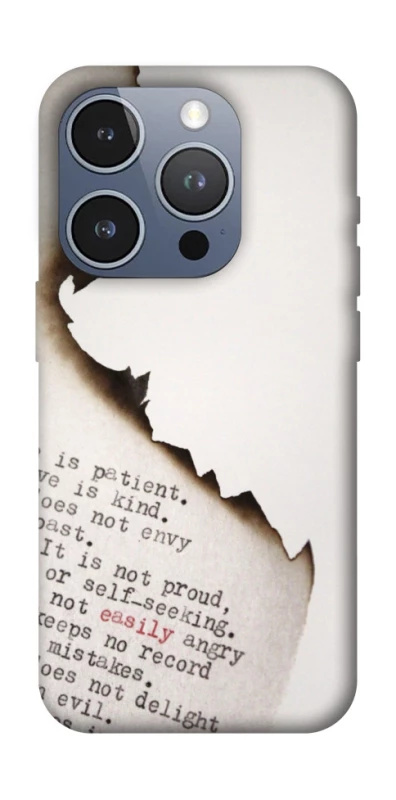 Чохол на Apple iPhone 16 Pro Вірші фото 1 з 1