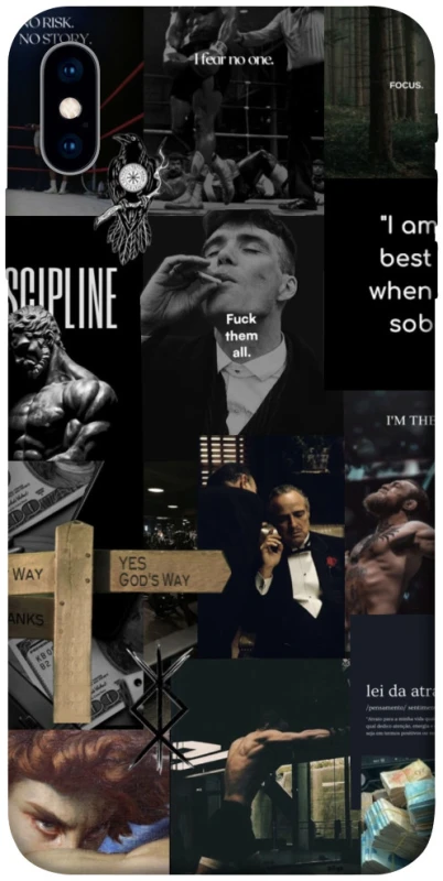 Чехол на Apple iPhone X (5.8") Men's style v2 фото 1 из 1