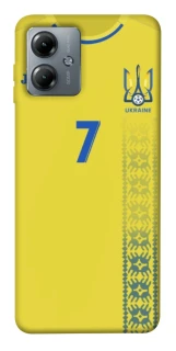 Чохол на Motorola Moto G14 UA-Football ver.3 фото 1 з 1