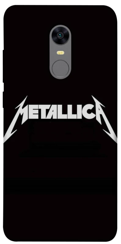 Чохол на Xiaomi Redmi 5 Plus / Redmi Note 5 (Single Camera) Metallica logo фото 1 з 1