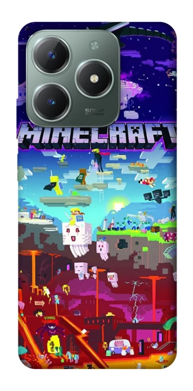 Чохол на Realme C61 Minecraft world фото 1 з 1