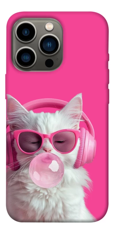 Чехол на Apple iPhone 13 Pro (6.1") Pink kitty фото 1 из 1