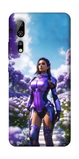 Чохол на ZTE Axon 10 Pro Cyber space girl ver.4 фото 1 з 1