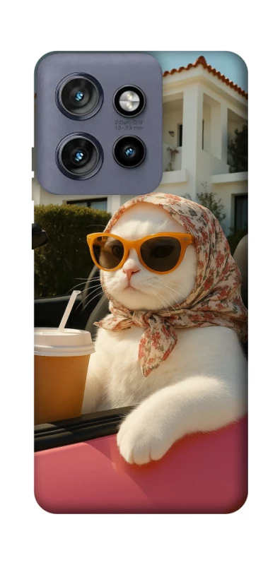 Чехол на Motorola Edge 50 Neo Stylish Cat Cruise фото 1 из 1