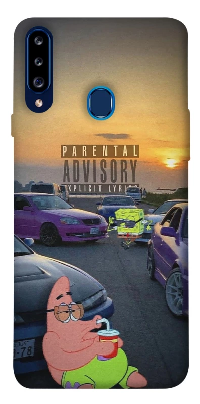 Чохол на Samsung Galaxy A20s Патрік на перегонах фото 1 з 1