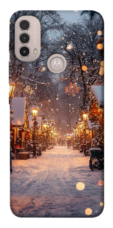 Чохол на Motorola Moto E40 Новорічний v50 фото 1 з 1