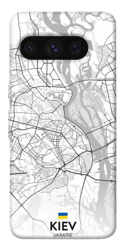 Чохол на Google Pixel 8 Pro Kiev white map фото 1 з 1