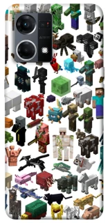 Чохол на Oppo Reno 7 4G Minecraft v4 фото 1 з 1