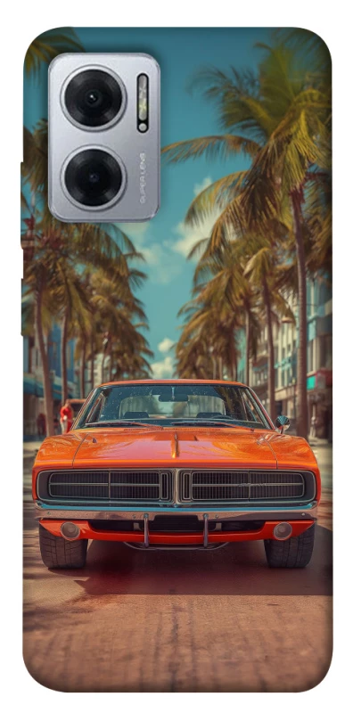 Чехол на Xiaomi Redmi Note 11E Tropical car фото 1 из 1