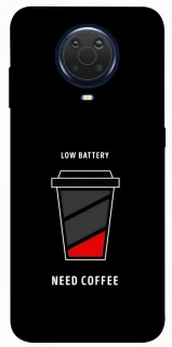 Чехол на Nokia G20 / G10 / 6.3 Low battery фото 1 из 1
