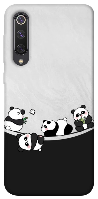 Чохол на Xiaomi Mi 9 SE Four pandas фото 1 з 1