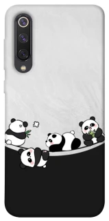 Чохол на Xiaomi Mi 9 SE Four pandas фото 1 з 1