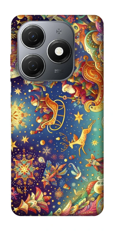 Чохол на TECNO Spark 20 Christmas spirit ver.10 фото 1 з 1
