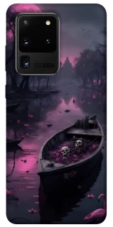 Чехол на Samsung Galaxy S20 Ultra Boat and flamingo фото 1 из 1