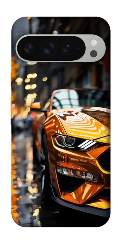 Чохол на Google Pixel 9 Pro XL Golden sports car фото 1 з 1