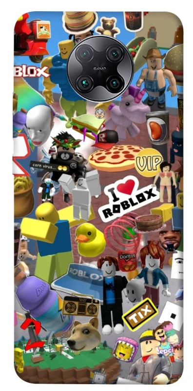 Чохол на Xiaomi Redmi K30 Pro / Poco F2 Pro Roblox collage ver.5 фото 1 з 1