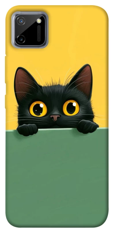 Чехол на Realme C11 Black cat v2 фото 1 из 1