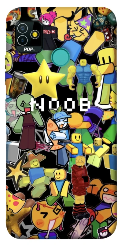 Чехол на TECNO POP 5 Roblox Noob фото 1 из 1