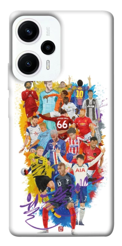 Чехол на Xiaomi Poco F5 / Note 12 Turbo Football Abstract v2 фото 1 из 1