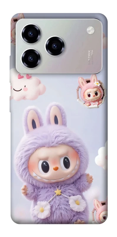 Чохол на ZTE Blade A76 Labubu & clouds фото 1 з 1