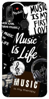 Чехол на Huawei P Smart (2019) Music is Life фото 1 из 1