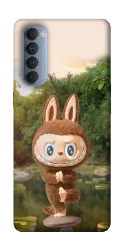 Чохол на Oppo Reno 4 Pro Labubu Yoga фото 1 з 1