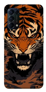 Чехол на Oppo Reno 5 4G cool tiger фото 1 из 1