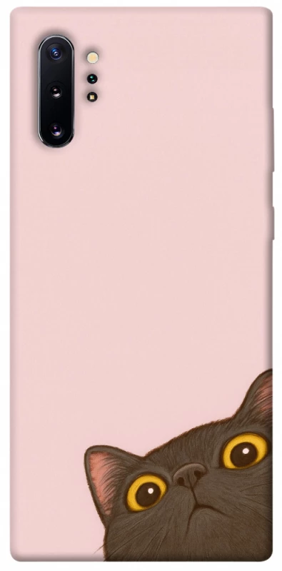Чехол на Samsung Galaxy Note 10 Plus Peeping cat фото 1 Чехол на Samsung Galaxy Note 10 Plus Peeping cat фото 1 из 1