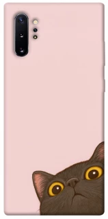 Чехол на Samsung Galaxy Note 10 Plus Peeping cat фото 1 Чехол на Samsung Galaxy Note 10 Plus Peeping cat фото 1 из 1