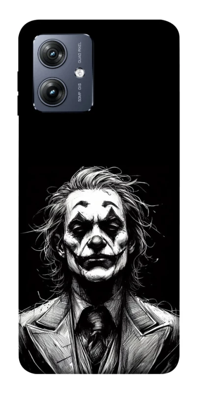 Чохол на Motorola Moto G54 Joker B&W фото 1 Чохол на Motorola Moto G54 Joker B&W фото 1 з 1