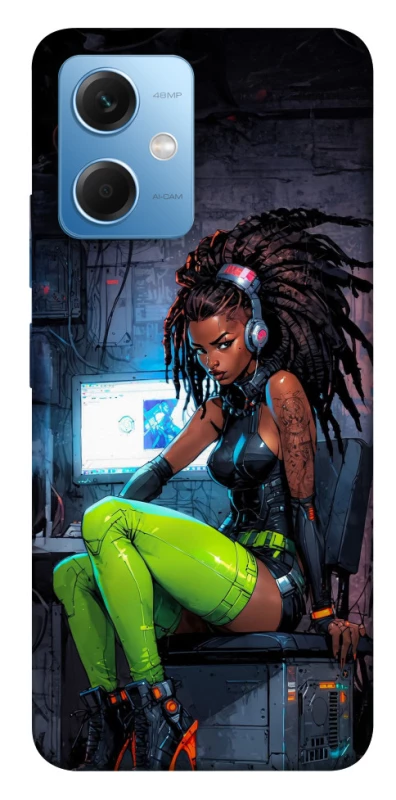 Чохол на Xiaomi Poco X5 5G Cyber girl фото 1 з 1
