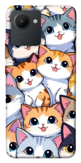 Чохол на Realme C30s Cute Cat v2 фото 1 з 1