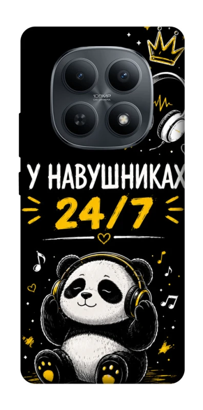 Чехол на Xiaomi Redmi Note 15 4G/5G (EU) У навушниках 24/7 фото 1 из 1