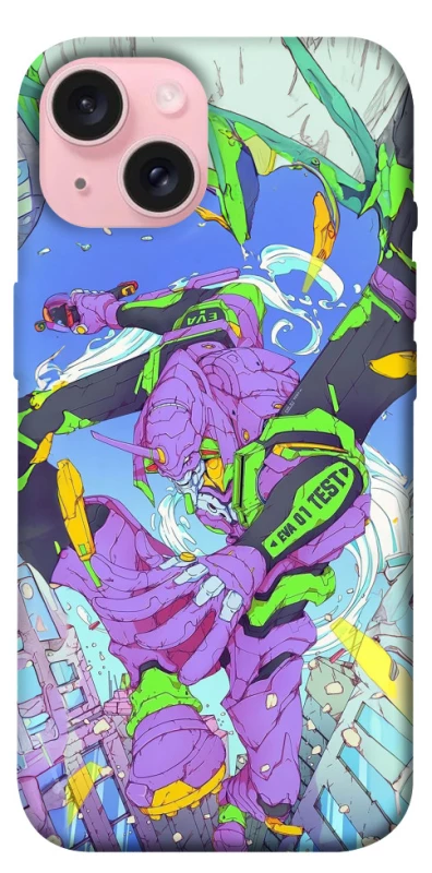 Чохол на Apple iPhone 15 (6.1") Євангеліон v2 фото 1 з 1