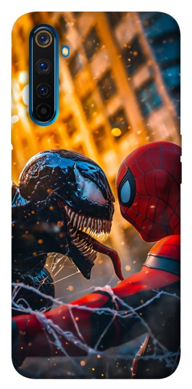 Чехол на Realme 6 Pro Venom vs Spiderman фото 1 из 1