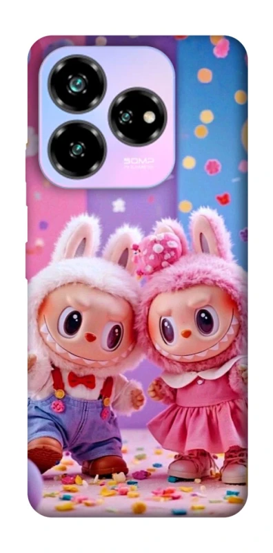 Чохол на ZTE Nubia V60 Labubu twins ver.3 фото 1 з 1