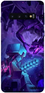 Чехол на Samsung Galaxy S10 Minecraft dragon фото 1 из 1