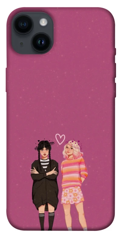 Чехол на Apple iPhone 14 Plus (6.7") Raven & Rainbow Wednesday фото 1 из 1