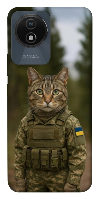 Чохол на Vivo Y02 Кіт захисник фото 1 з 1